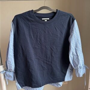 Kids Navy and Light Blue Top